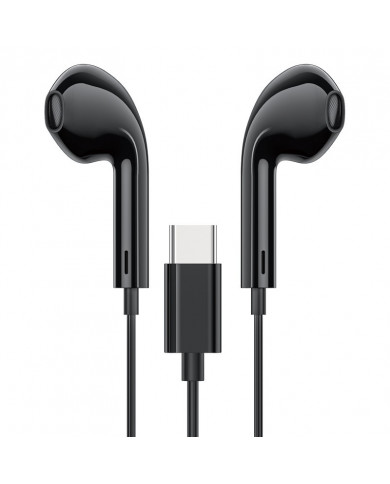 Hands Free Hoco M101 Crystal joy USB-C 1.2m Μαύρα Συμβατά με όλες τις USB-C Συσκευές