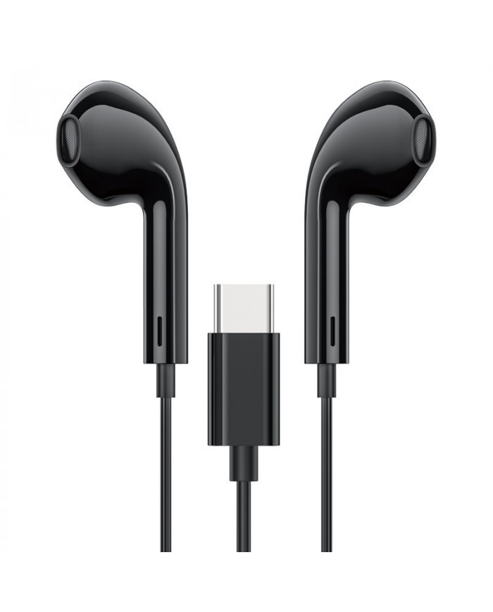 Hands Free Hoco M101 Crystal joy USB-C 1.2m Μαύρα Συμβατά με όλες τις USB-C Συσκευές