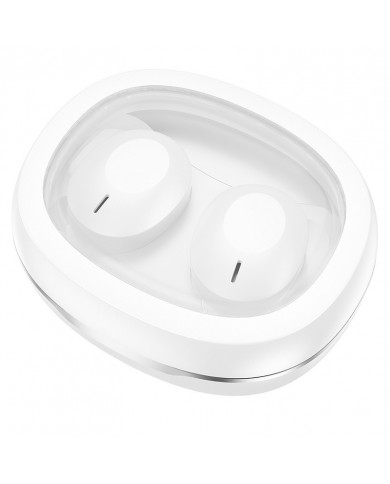 Wireless Hands Free Hoco EQ3 Smart TWS V5.3 με Πλήκτρο Ελέγχου Συμβατό με Siri και 7h Ώρες Λειτουργίας Λευκά