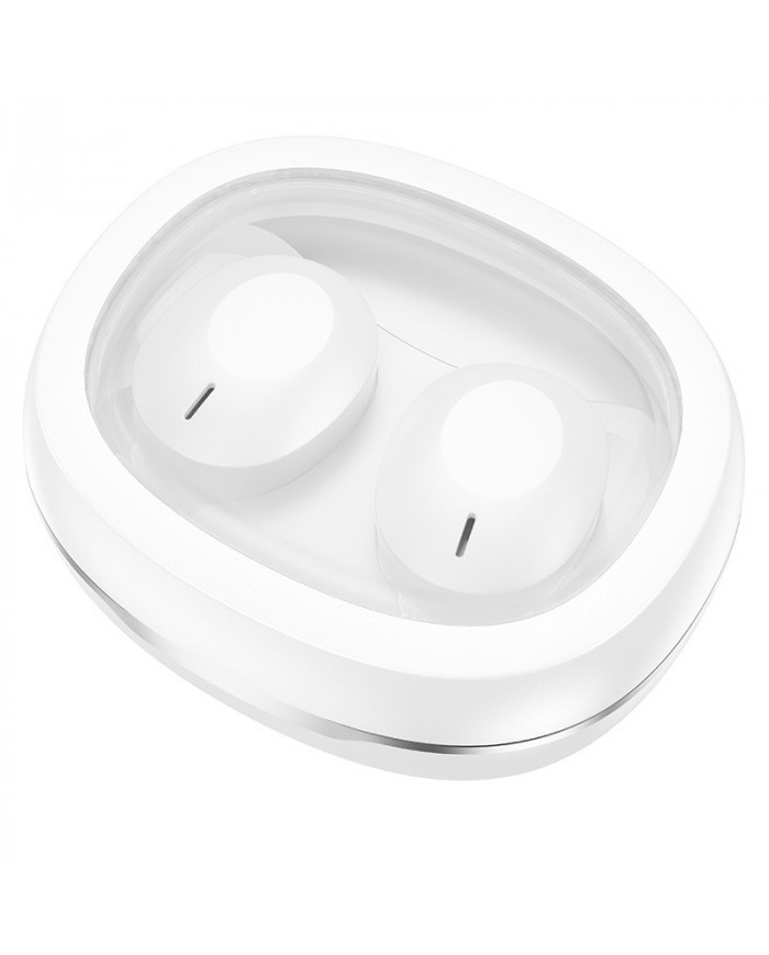 Wireless Hands Free Hoco EQ3 Smart TWS V5.3 με Πλήκτρο Ελέγχου Συμβατό με Siri και 7h Ώρες Λειτουργίας Λευκά