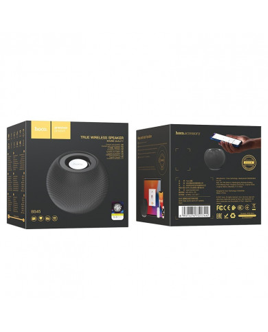 Φορητό Ηχείο Wireless Hoco BS45 Deep Sound Sports V5.0 TWS 5W 500mAh με Ενσωματωμένο Μικρόφωνο FM USB AUX θύρα Micro SD Μαύρο