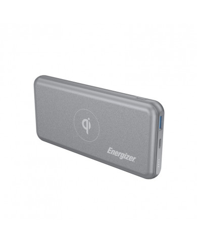 Power Bank Energizer QE10007PQ 10000mAh 2.1A PD18W με Ασύρματη Φόρτιση 1xUSB-A και 1xUSB-C Γκρι Power Bank Energizer QE10007PQ 10000mAh 2.1A PD18W με Ασύρματη Φόρτιση 1xUSB-A και 1xUSB-C Γκρι