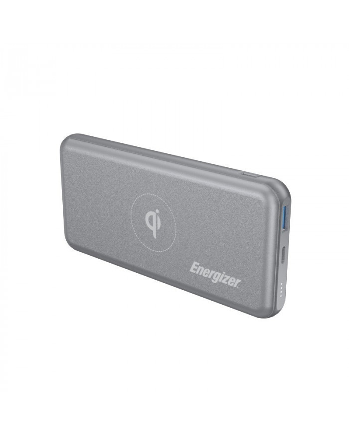 Power Bank Energizer QE10007PQ 10000mAh 2.1A PD18W με Ασύρματη Φόρτιση 1xUSB-A και 1xUSB-C Γκρι