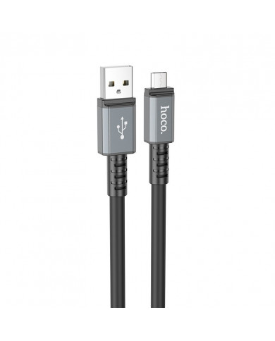 Καλώδιο Σύνδεσης Hoco X85 Strength USB σε Micro-USB 2.4A Μαύρο 1m Υψηλής Αντοχής Καλώδιο Σύνδεσης Hoco X85 Strength USB σε Micro-USB 2.4A Μαύρο 1m Υψηλής Αντοχής