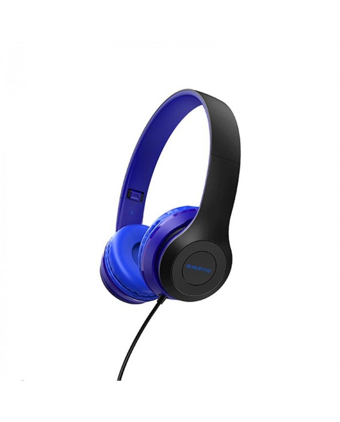 Ακουστικά Stereo Borofone BO5 Star sound 3.5mm Μπλε με Μικρόφωνο και Πλήκτρο Ελέγχου