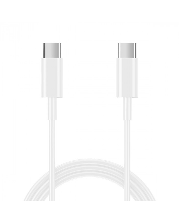 Καλώδιο Σύνδεσης και Φόρτισης Ancus Flow E44 USB-C σε USB-C 2.0A 480Mbps Data Transfer Λευκό 1μ.