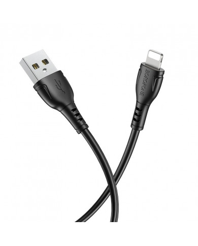 Καλώδιο σύνδεσης Borofone BX51 Triumph USB σε Lightning 2.4A 1μ Μαύρο Καλώδιο σύνδεσης Borofone BX51 Triumph USB σε Lightning 2.4A 1μ Μαύρο