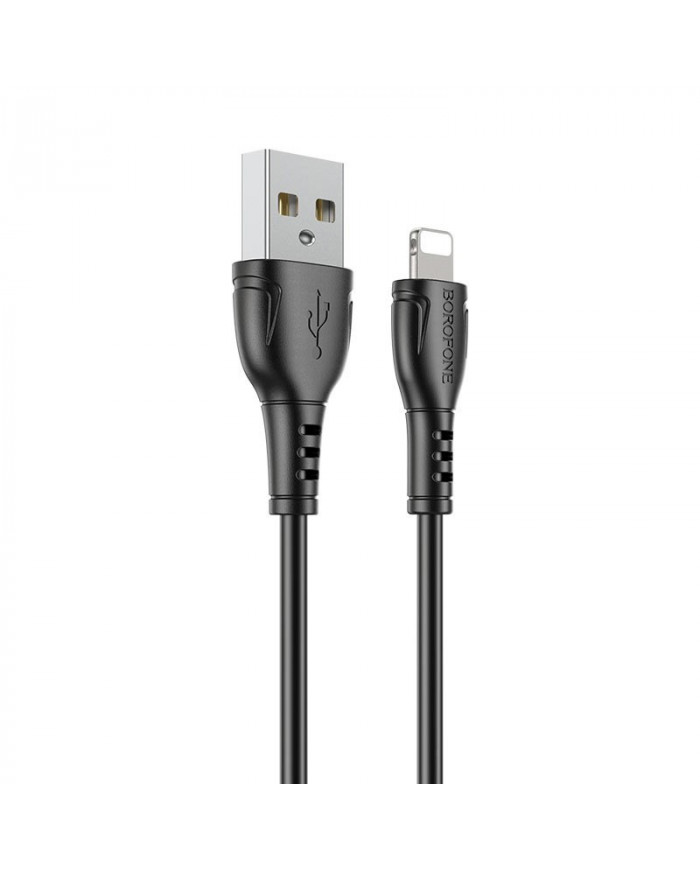 Καλώδιο σύνδεσης Borofone BX51 Triumph USB σε Lightning 2.4A 1μ Μαύρο