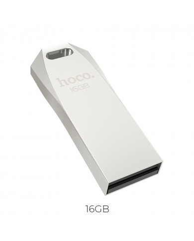 Flash Drive Hoco UD4 Intelligent 16GB USB 2.0 Metal High-Speed Slim Ασημί