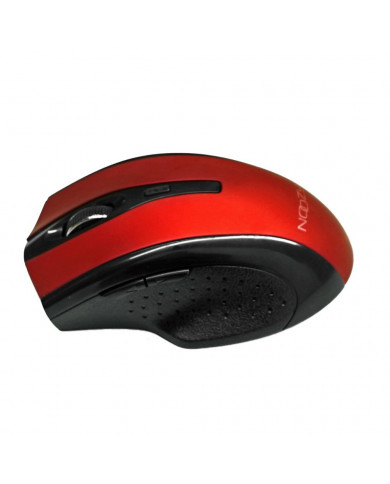 Ασύρματο Ποντίκι Noozy SW-16 USB 6D 2.4GHz με 6 Πλήκτρα και 1600DPI Μαύρο-Κόκκινο