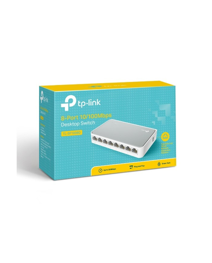 TP-LINK Desktop Switch TL-SF1008D, 8-port 10/100Mbps, Ver. 11