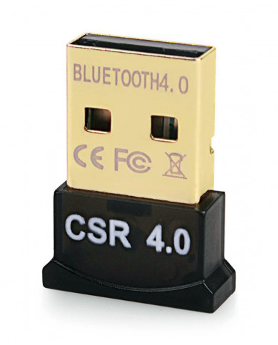 Bluetooth V4.0 & EDR USB Δέκτης, Plug & Play, CSR chip, 20m εμβέλεια max Bluetooth V4.0 & EDR USB Δέκτης, Plug & Play, CSR chip, 20m εμβέλεια max