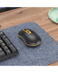 Ασύρματο Ποντίκι Hoco GM21 Platinum 1600dpi 2.4GHz Μαύρο