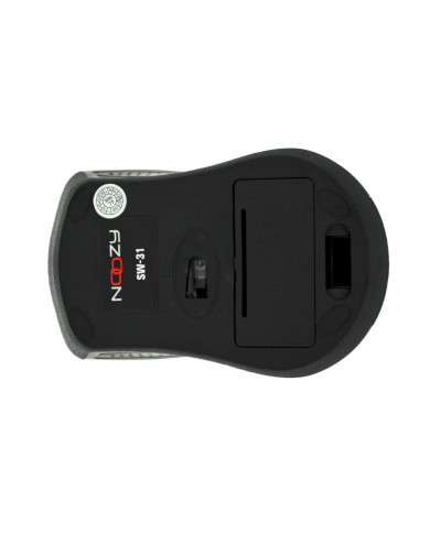 Ασύρματο Ποντίκι Noozy SW-31 USB 3D με 3 Πλήκτρα και 1000DPI Μαύρο