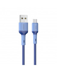 Καλώδιο Σύνδεσης Hoco X65 Prime USB σε Micro USB για Γρήγορη Φόρτιση και Μεταφορά Δεδομένων 2.4A Λευκό 1m