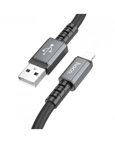 Καλώδιο Σύνδεσης Hoco X85 Strength USB σε Lightning 2.4A Μαύρο 1m Υψηλής Αντοχής Καλώδιο Σύνδεσης Hoco X85 Strength USB σε Lightning 2.4A Μαύρο 1m Υψηλής Αντοχής