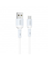 Καλώδιο Σύνδεσης Hoco X65 Prime USB σε Micro USB για Γρήγορη Φόρτιση και Μεταφορά Δεδομένων 2.4A Λευκό 1m
