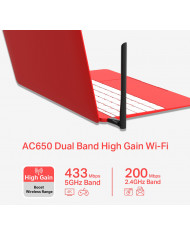 MERCUSYS Wireless USB Adapter MU6H, 5dBi, AC650, Dual Band, Ver. 1.0