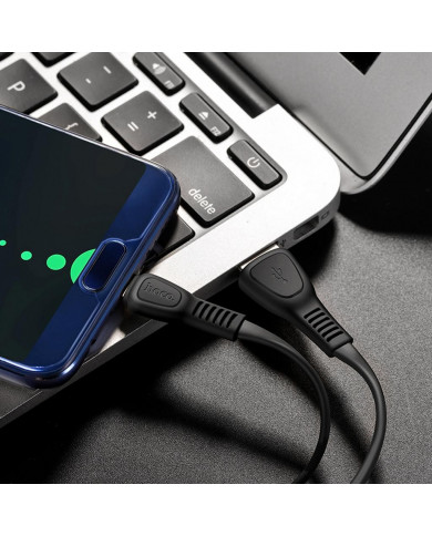 Καλώδιο σύνδεσης Hoco X40 Noah USB σε USB-C Fast Charging 2.4A Μαύρο 1m Καλώδιο σύνδεσης Hoco X40 Noah USB σε USB-C Fast Charging 2.4A Μαύρο 1m