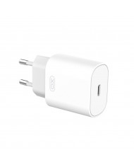 Φορτιστής Ταξιδίου Hoco N32 Glory με USB-C Fast Charge PD30W Small Body 5V/3A με Καλώδιο Lightning 1m Μαύρος