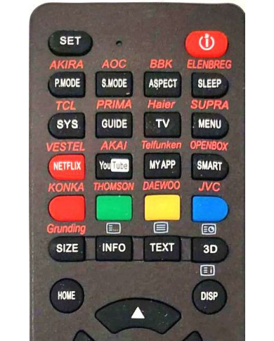 Τηλεχειριστήριο Universal All Brand L1130V