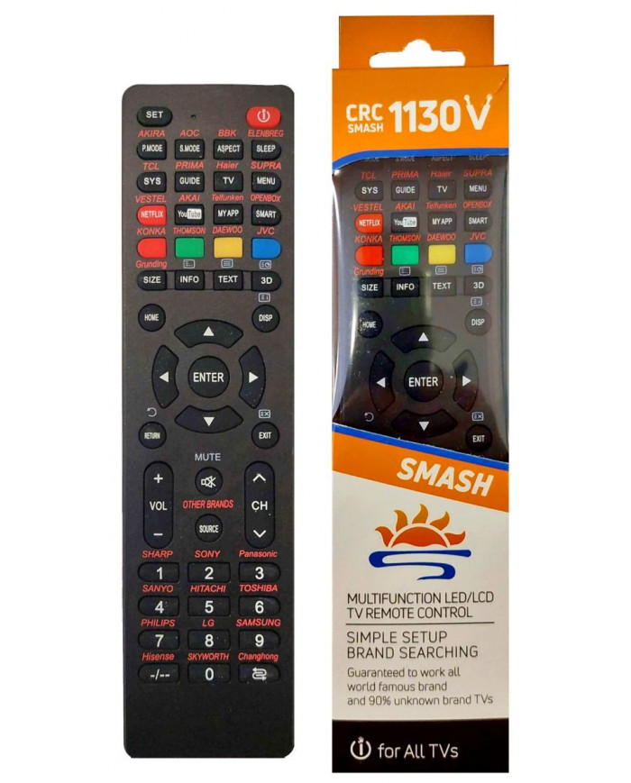 Τηλεχειριστήριο Universal All Brand L1130V