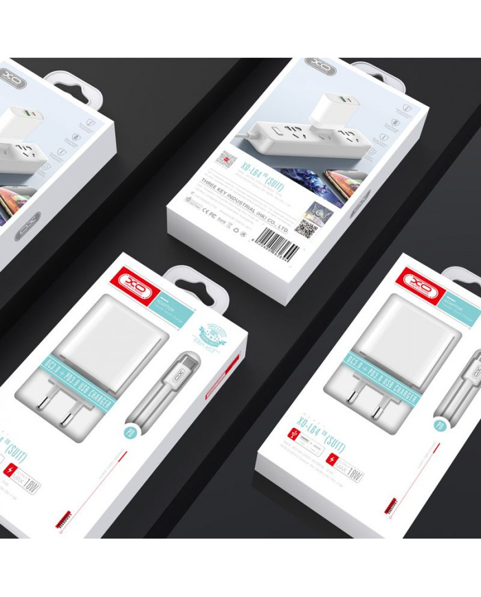 XO 20W Γρήγορης Φόρτισης EU QC3.0+PD Lightning PD