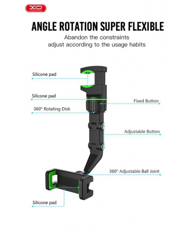 XO  Βάση Αυτοκινήτου Καθρέφτη
