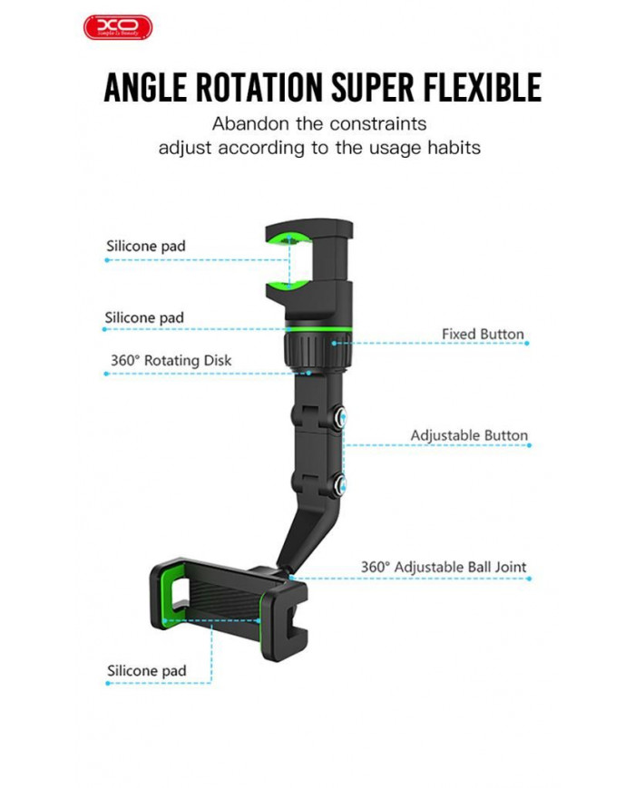 XO  Βάση Αυτοκινήτου Καθρέφτη