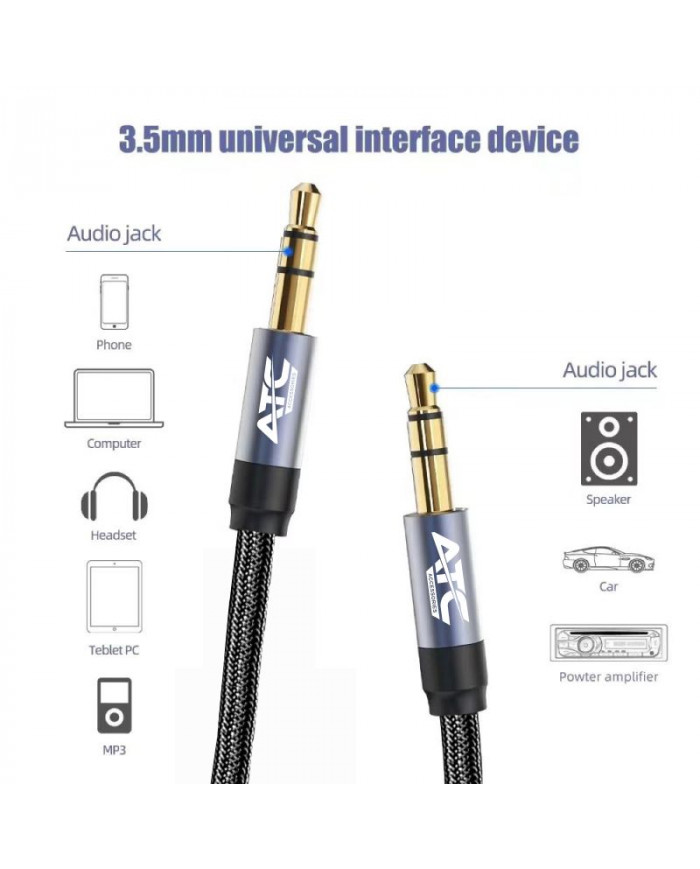 Καλώδιο ATC HQ 3.5mm Αρσ. / Αρσ. 1.5m