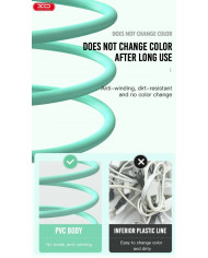 XO  USB Καλώδιο Φόρτισης Για Type-C Μαύρο