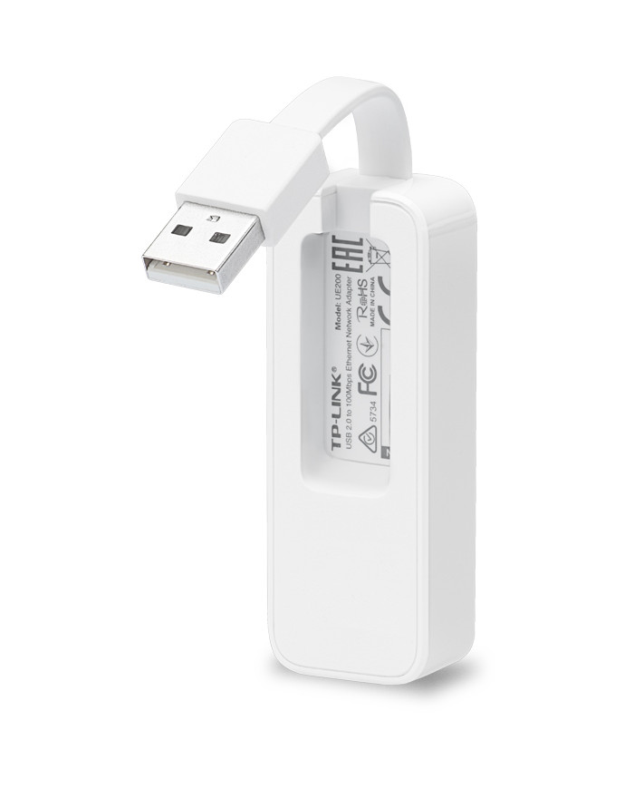 TP-LINK Network adapter UE200 USB 2.0 σε GbE 10/100Mbps, Ver. 2.0