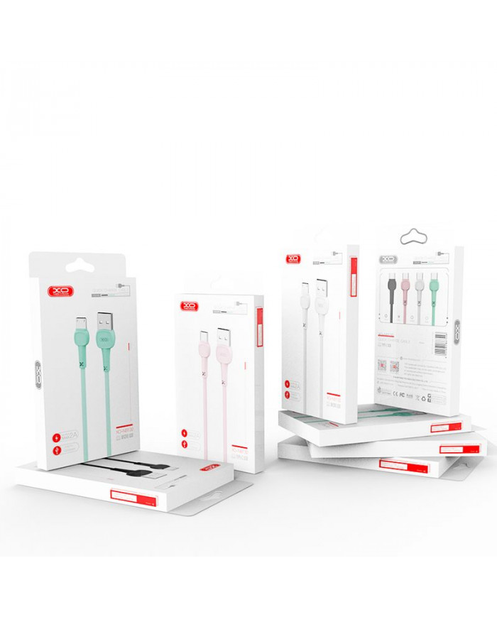 XO Καλώδιο Φόρτισης Type-C Ρόζ