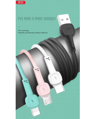 XO Καλώδιο Φόρτισης Type-C Ρόζ