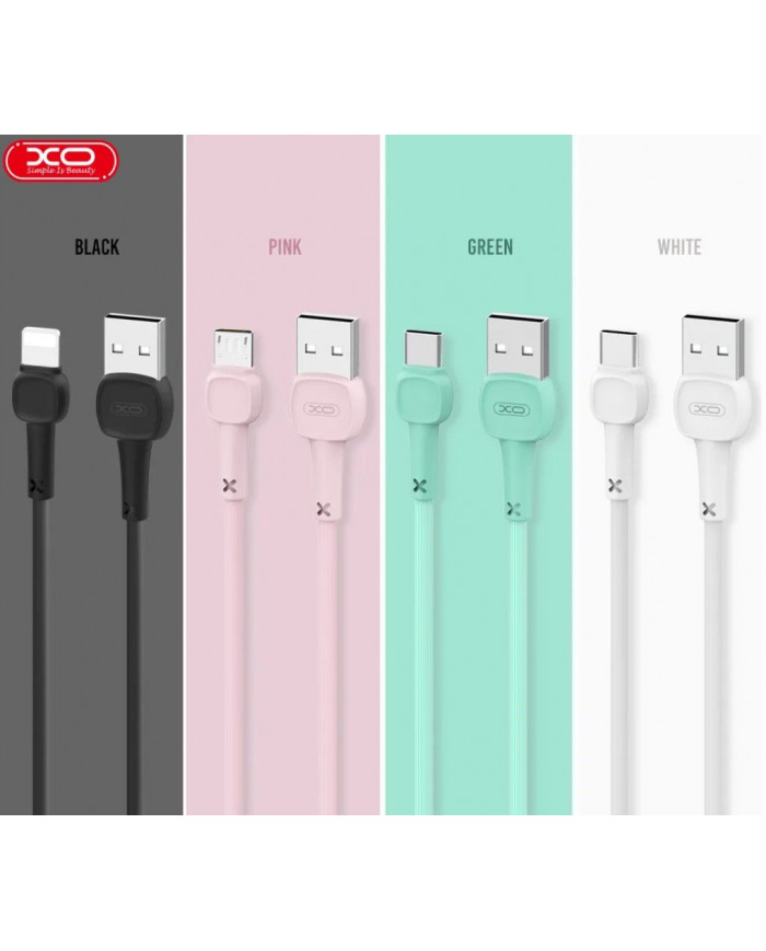 XO Καλώδιο Φόρτισης Type-C Ρόζ
