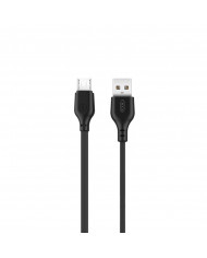 Καλώδιο σύνδεσης Hoco X88 USB σε Micro USB 2.4A 1m Μαύρο
