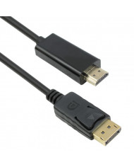 Καλώδιο DP / HDMI Αρσ. 4K/2Κ 1.8m