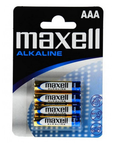 Μπαταρία Αλκαλική Maxell LR03 size AAA 1.5 V Τεμ. 4 Μπαταρία Αλκαλική Maxell LR03 size AAA 1.5 V Τεμ. 4