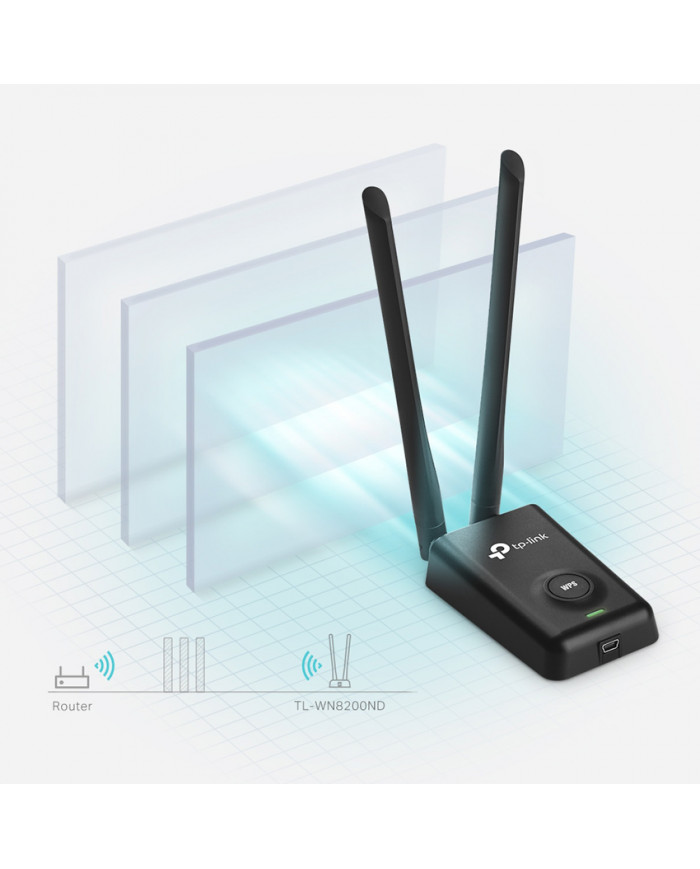 TP-LINK 300Mbps High Power Wireless USB Adapter, Ver. 2.0