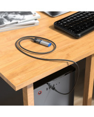 Καλώδιο Προέκτασης Hoco U107 USB Αρσενικό σε USB 3.0 Θηλυκό 3A 5Gbps OTG 1.2m Μαύρο