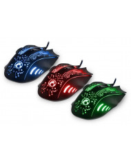 Ενσύρματο Ποντίκι iMICE X9 Gaming 6D με 6 Πλήκτρα, 2400 DPI και LED Φωτισμό. Μαύρο