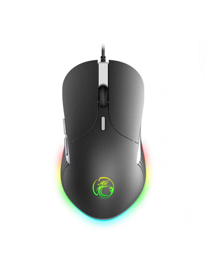 Ενσύρματο Ποντίκι iMICE X6 Gamer 6D με 6 Πλήκτρα, 3200 DPI και LED Φωτισμό. Μαύρο