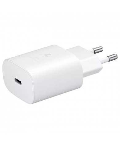 Φορτιστής Ταξιδίου Samsung EP-TA800NWEGEU USB-C 25W Λευκό Φορτιστής Ταξιδίου Samsung EP-TA800NWEGEU USB-C 25W Λευκό