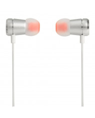 Hands Free JBL Tune 290 In-ear 3.5 mm Pure Bass Sound 8.7mm με Μικρόφωνο και Πλακέ Καλώδιο JBLT290SIL Ασημί