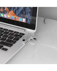 Flash Drive Mini Car Music Hoco UD9 Insightful 16GB USB 2.0 Mini Size Ασημί