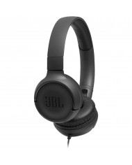 Ακουστικά Stereo On-ear JBL Tune 500 3.5mm Pure Bass Sound με Μικρόφωνο JBLT500BLK Μαύρο