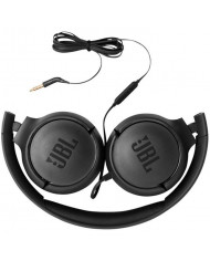 Ακουστικά Stereo On-ear JBL Tune 500 3.5mm Pure Bass Sound με Μικρόφωνο JBLT500BLK Μαύρο