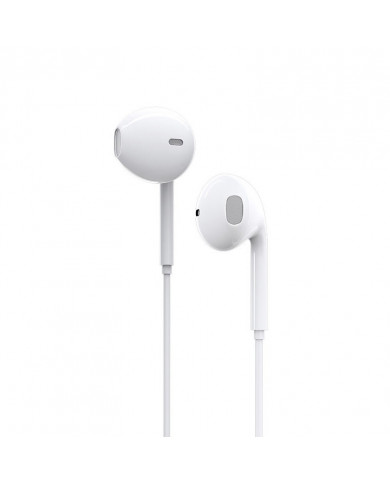 Hands Free Ancus Melody MD66 Semi in-Earbud Stereo 3.5mm Λευκό με Μικρόφωνο και Πλήκτρο Λειτουργίας 1,2μ