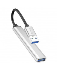 Hub USB Hoco HB26 USB3.0+ 3xUSB2.0 Ασημί