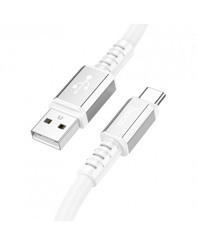 Καλώδιο Σύνδεσης Hoco X85 Strength USB σε USB-C 3A Λευκό 1m Υψηλής Αντοχής Καλώδιο Σύνδεσης Hoco X85 Strength USB σε USB-C 3A Λευκό 1m Υψηλής Αντοχής